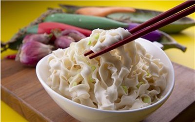 Sliced noodles